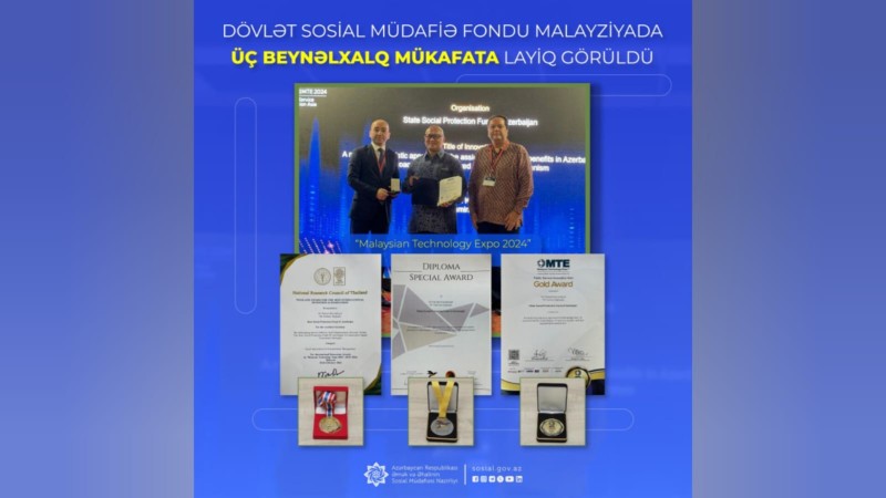 DSMF Malayziyada üç beynəlxalq mükafata layiq görüldü